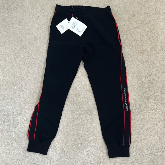 Men’s Alexander McQueen Logo Tape Joggers - Picture 1 of 6